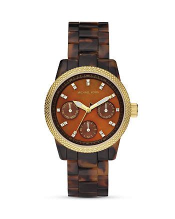 michael kors tortoise watch 33mm|Michael Kors petite lock bracelet.